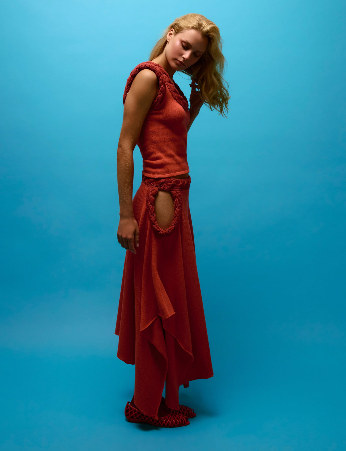 Dylan Cable Trim Skirt
