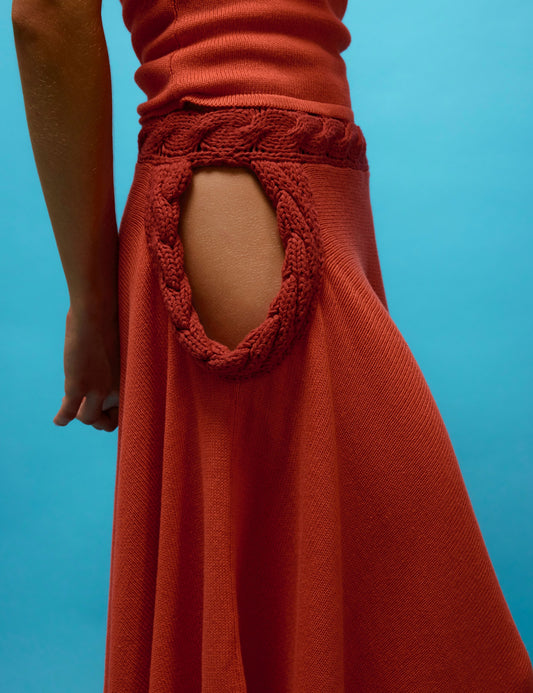 Dylan Cable Trim Skirt
