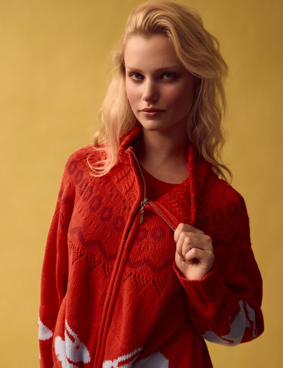 Lindsey Fair Isle Intarsia Bunny Jacket
