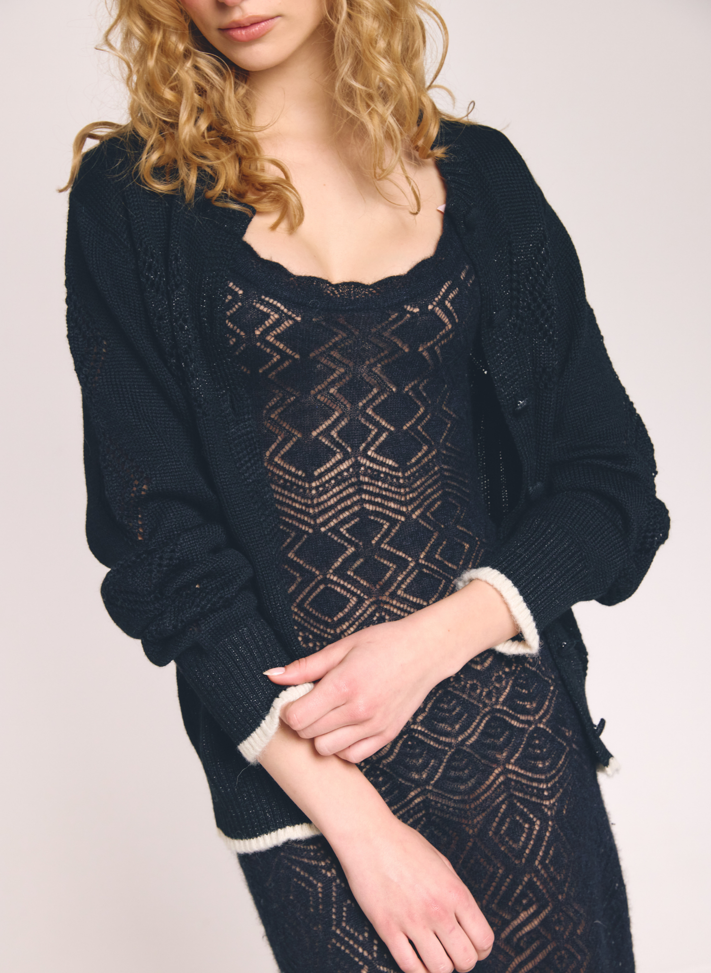 Wren Pointelle Cardigan