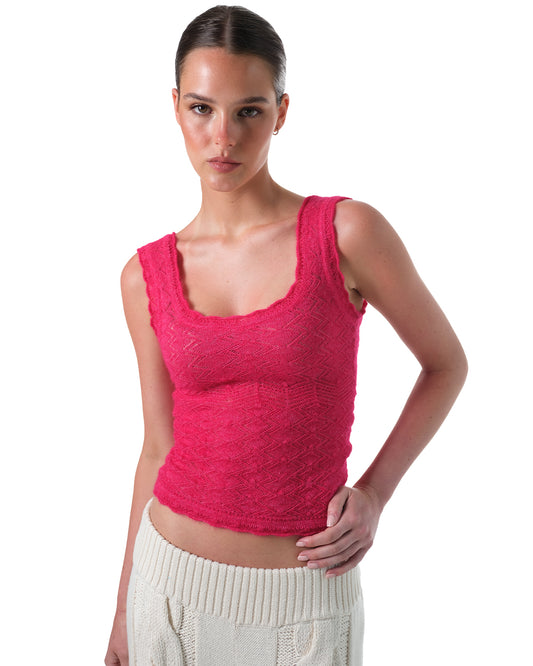 Casey Pointelle Tank
