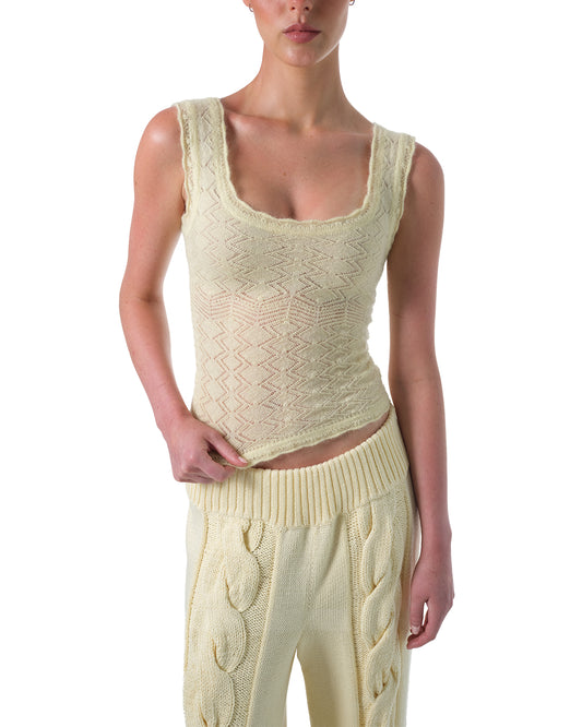 Casey Pointelle Tank