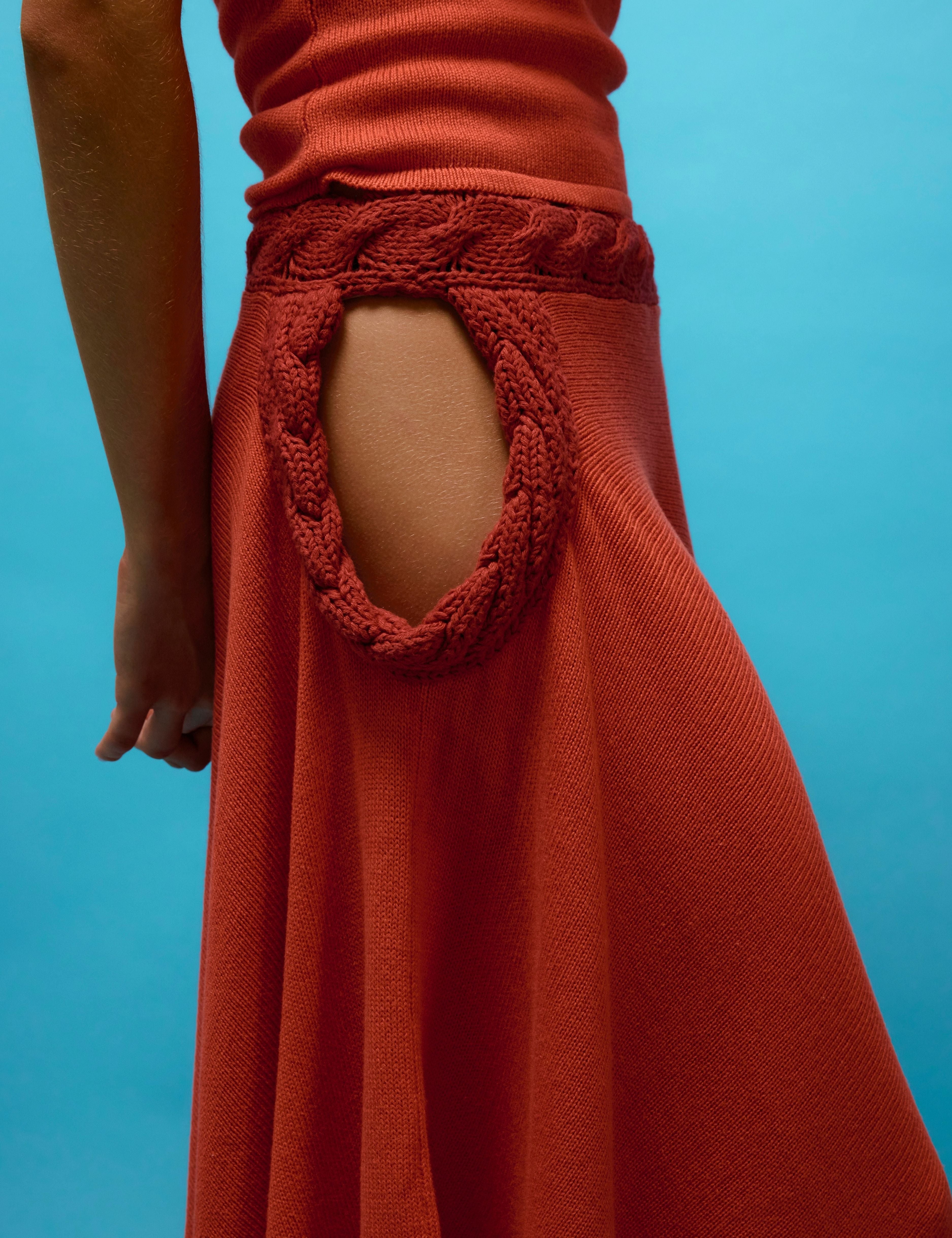 Dylan Cable Trim Skirt – Parker Zinn