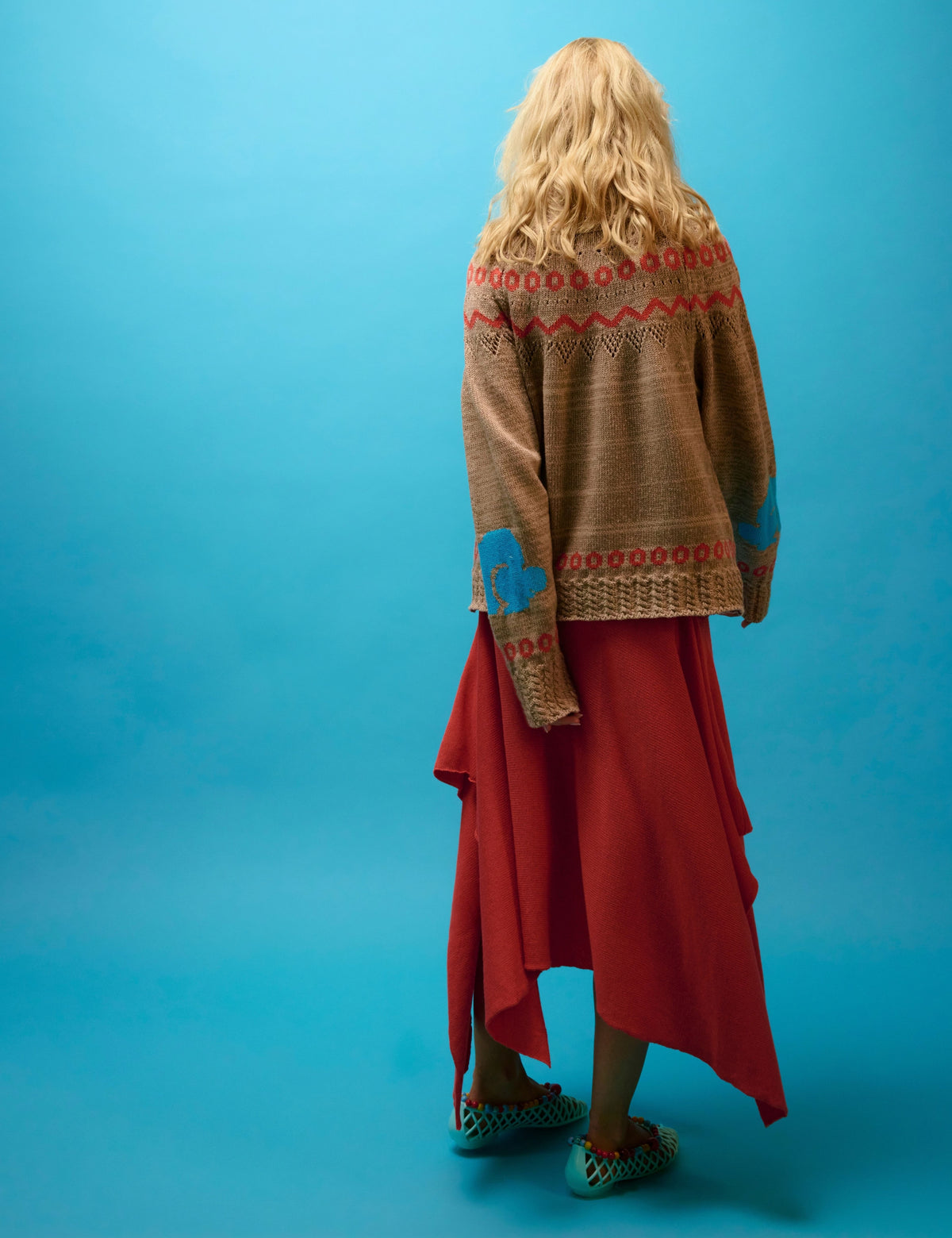 Lindsey Fair Isle Intarsia Bunny Jacket