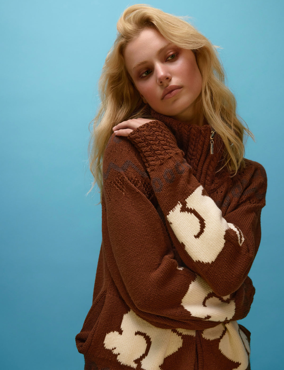 Lindsey Fair Isle Intarsia Bunny Jacket