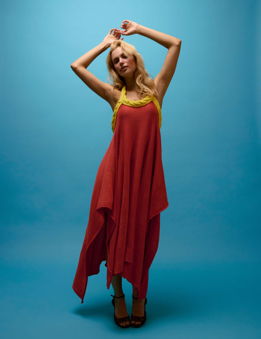 Emery Open Back Dress