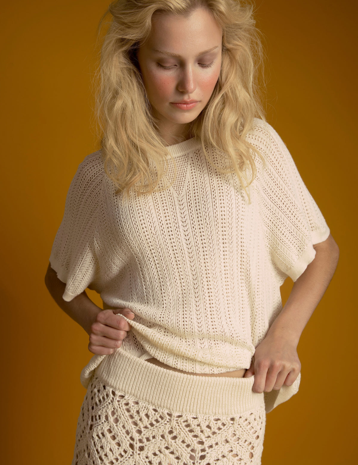 Cameron Pointelle Tee