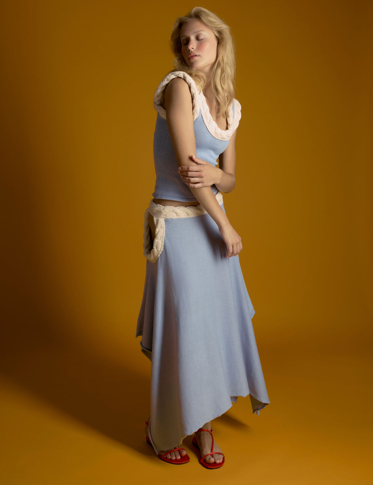 Dylan Cable Trim Skirt